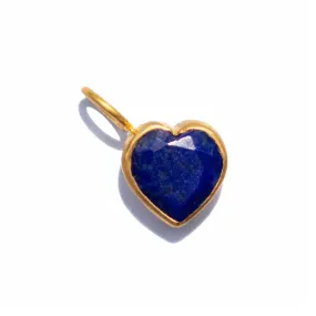 ラピスラズリ "プレシャス・ハート" チャーム LAPIS LAZULI