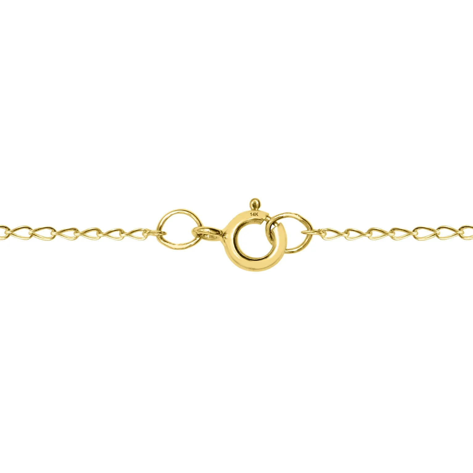 14K Yellow Gold 5X3Mm Pear Ruby And Diamond Pendant