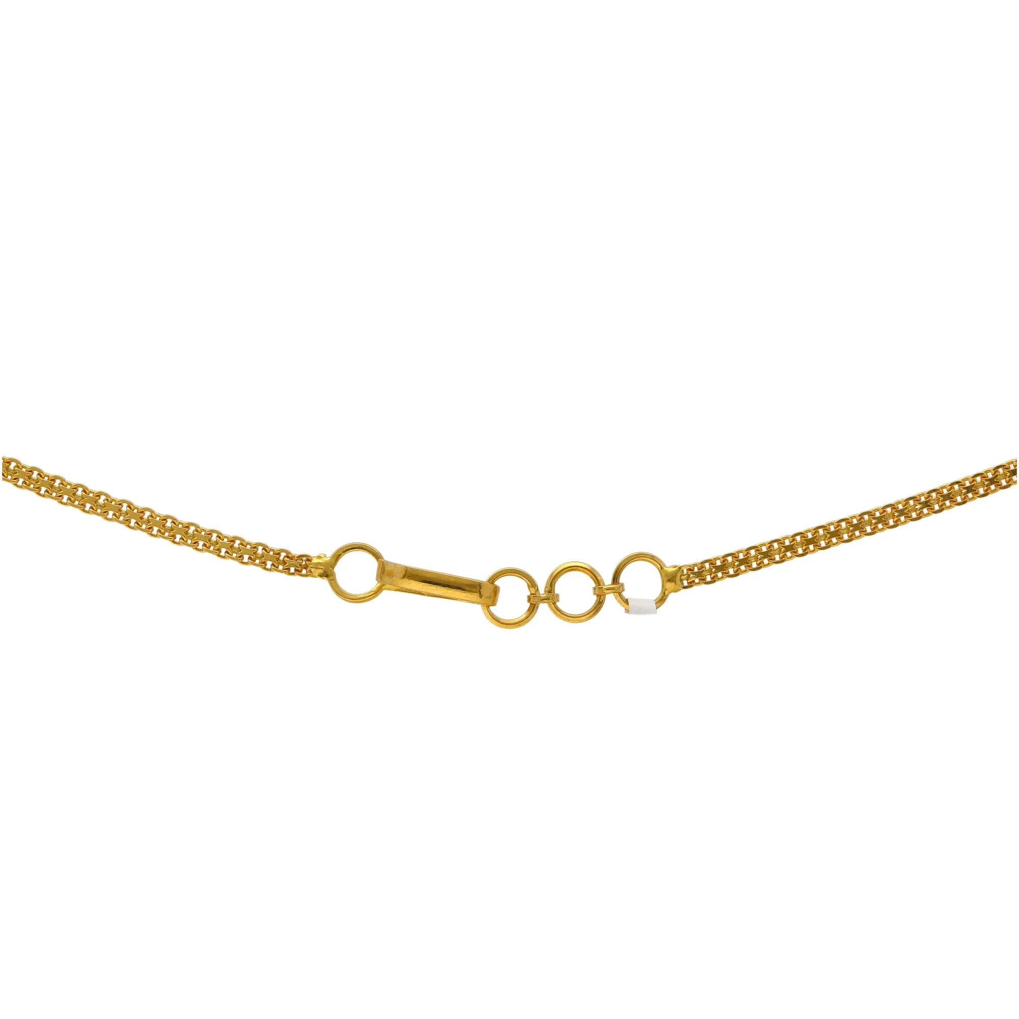 22K Yellow Gold, Emerald, Ruby, CZ, & Pearl Necklace(48.6gm)