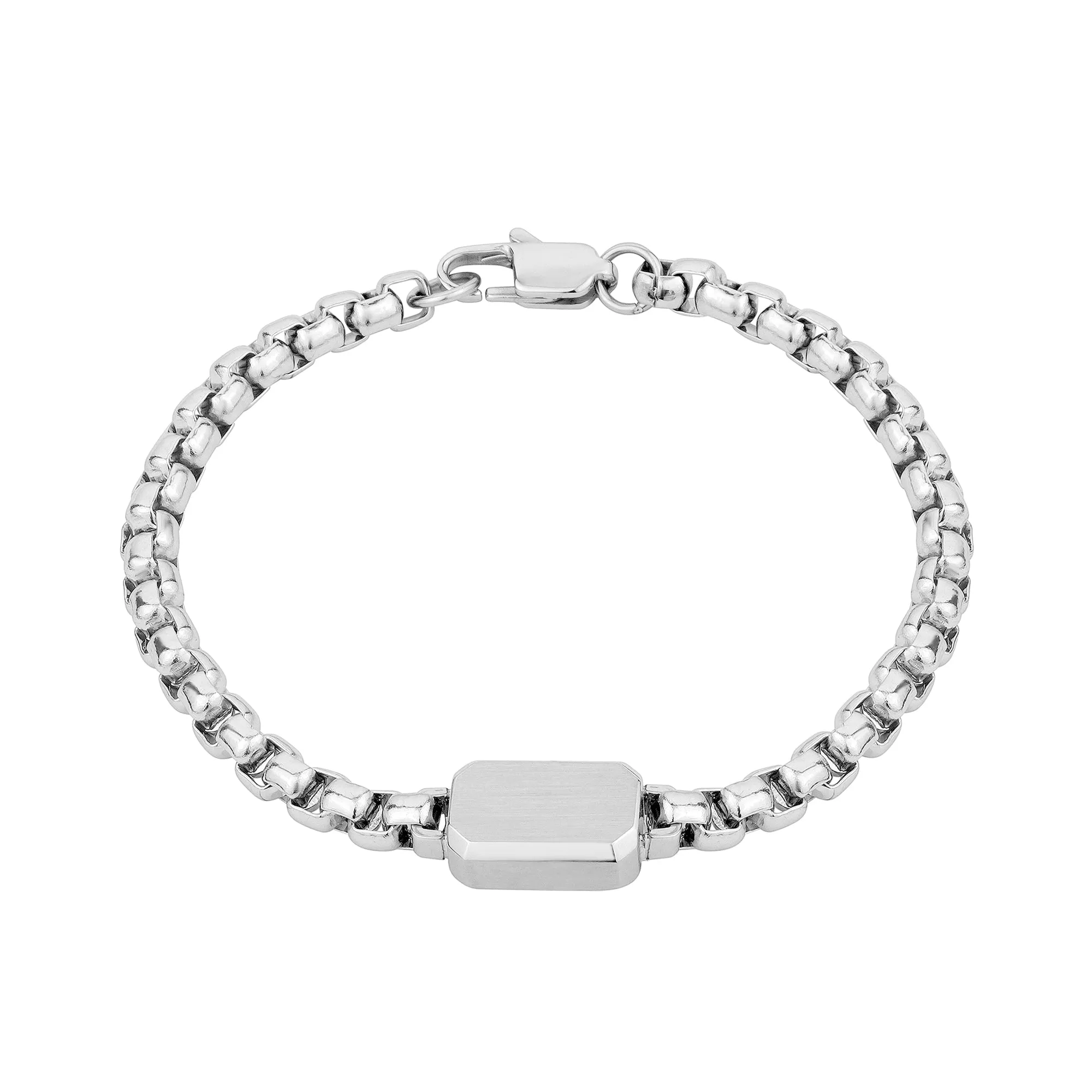 5mm Round Box ID Tag Bracelet