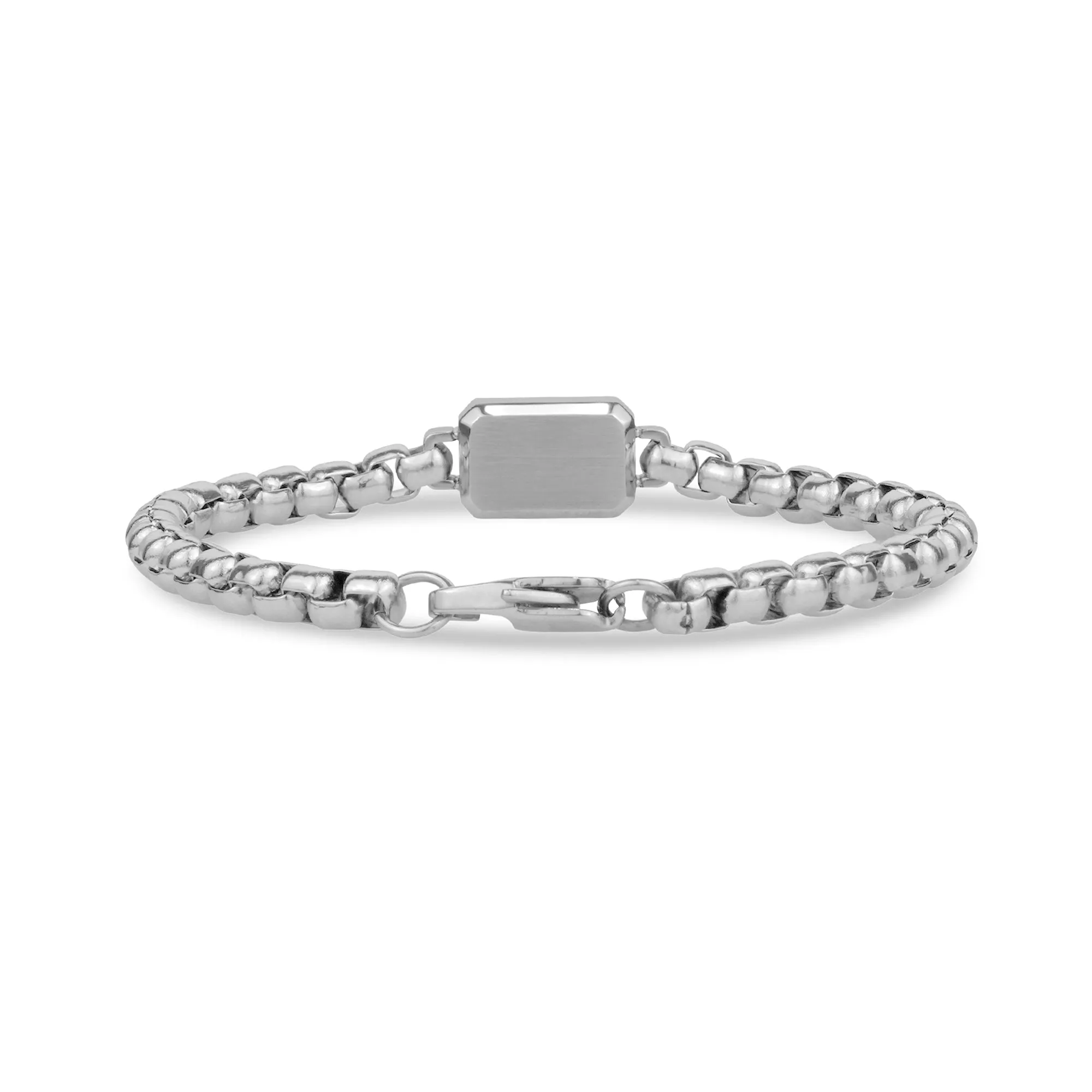 5mm Round Box ID Tag Bracelet