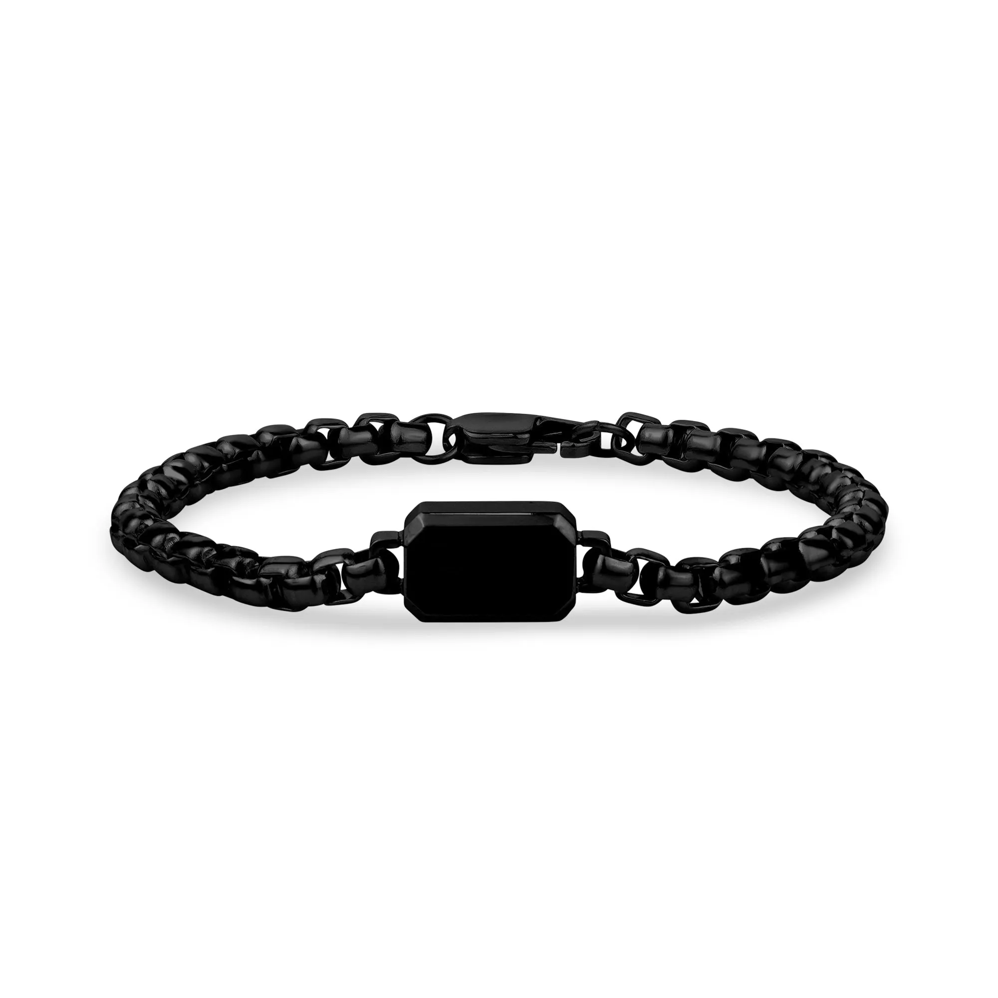 5mm Round Box ID Tag Bracelet