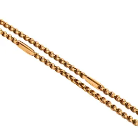 9kt Slim Watch Chain