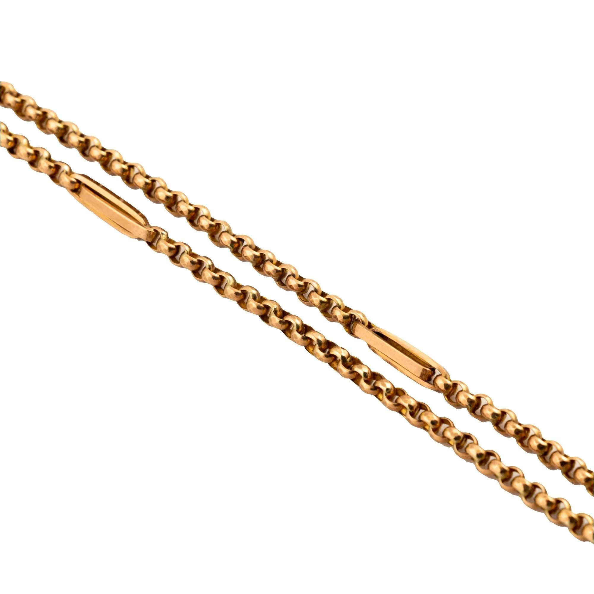 9kt Slim Watch Chain
