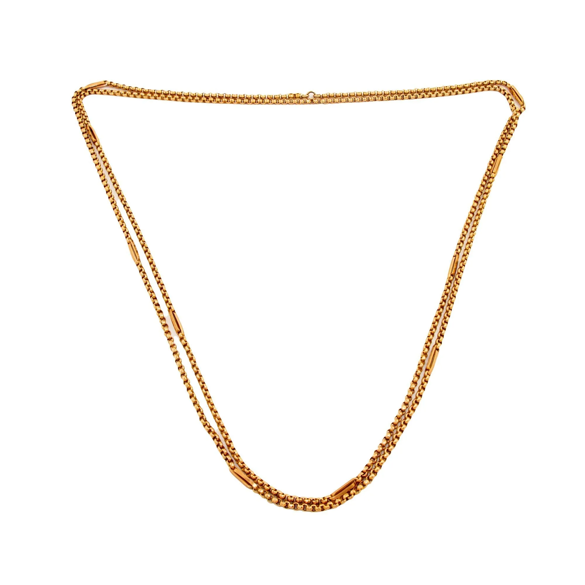 9kt Slim Watch Chain