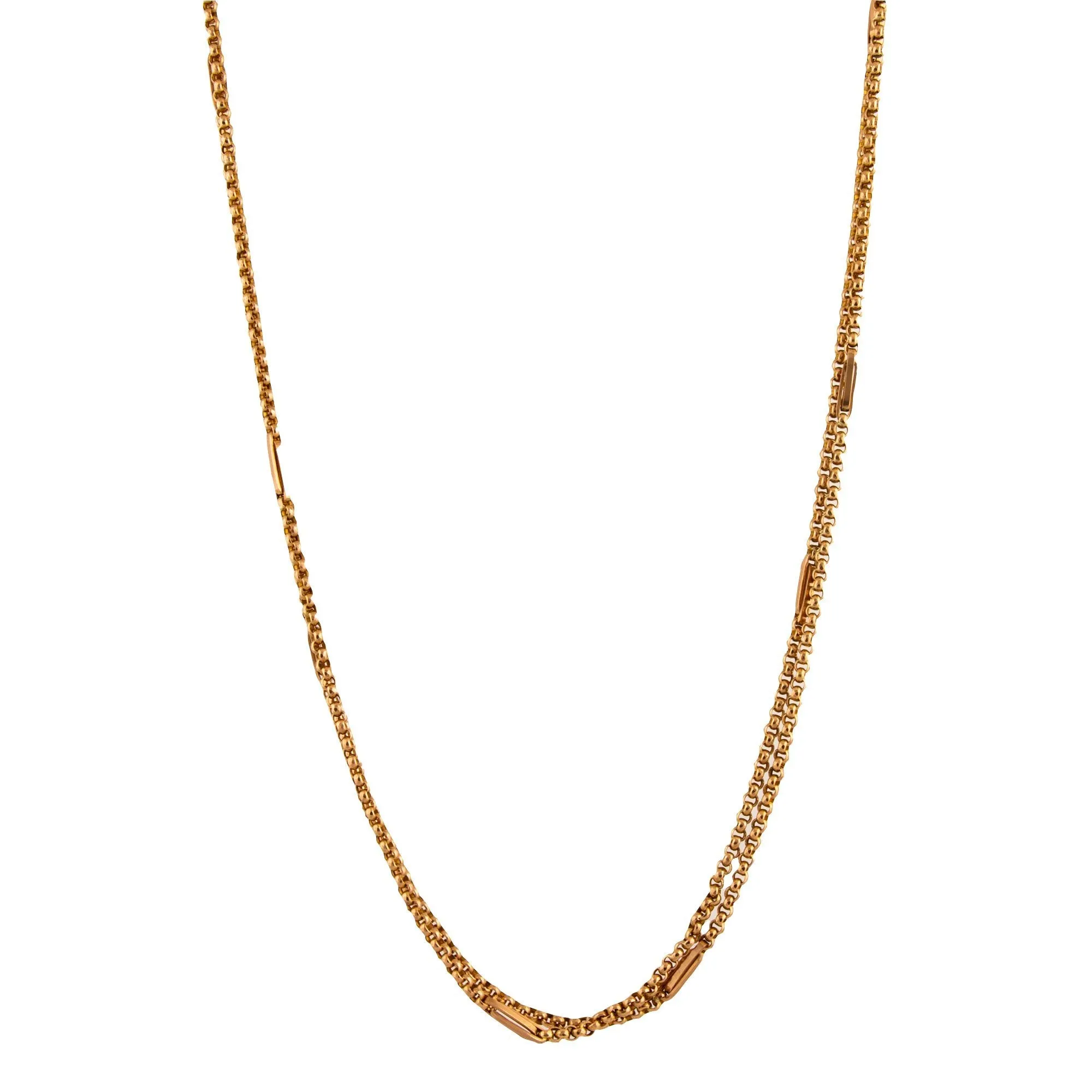 9kt Slim Watch Chain