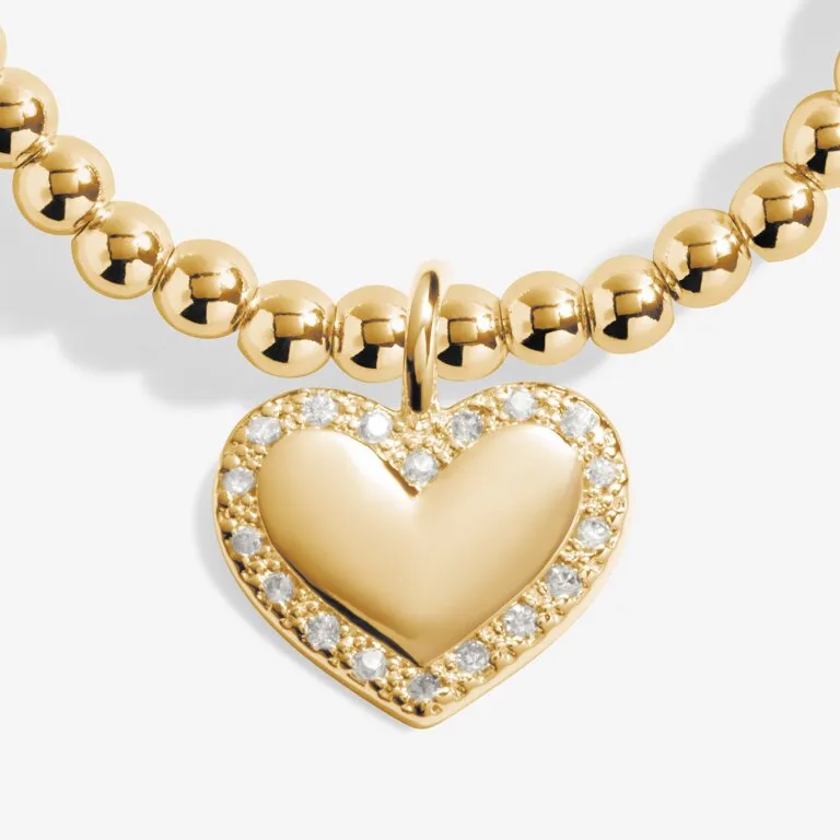 A Little 'Happy 60th Birthday' Bracelet in Gold-Tone Plating