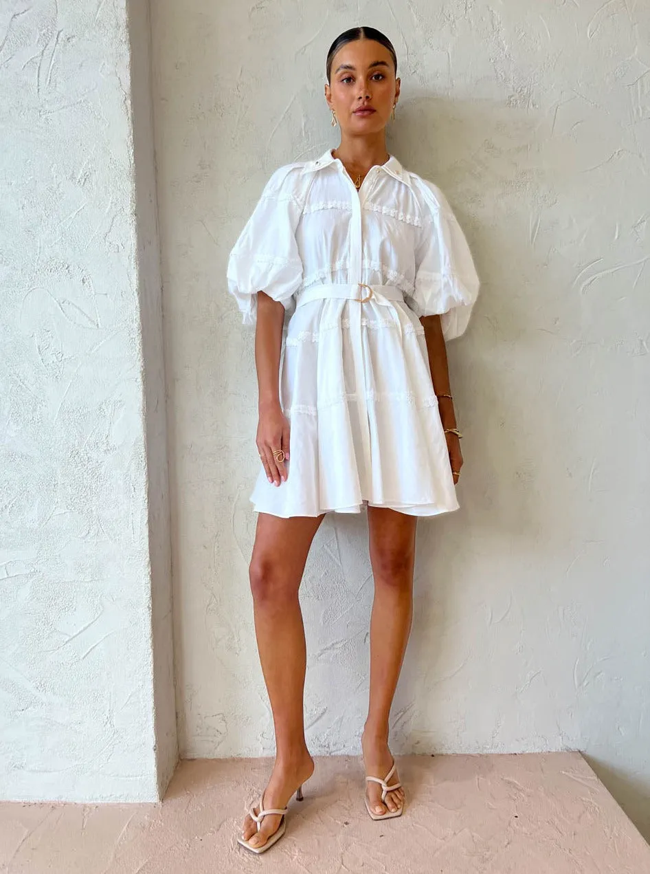 Acler Bowdon Dress in Ivory