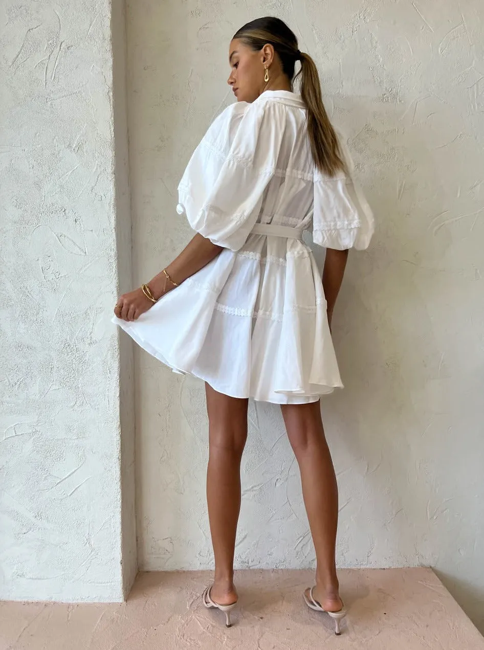 Acler Bowdon Dress in Ivory