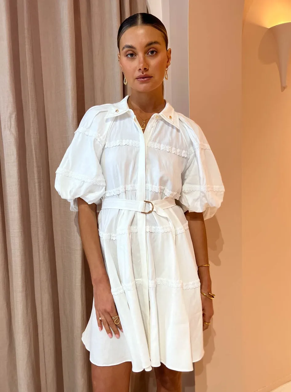 Acler Bowdon Dress in Ivory