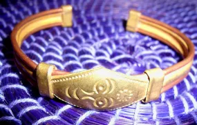 AFRICAN COPPER BRASS BANGLE