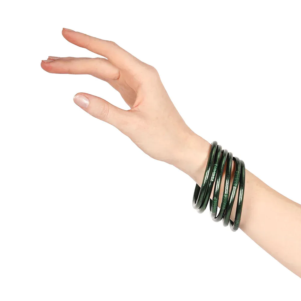 All Weather Frond Bangles 6 Set