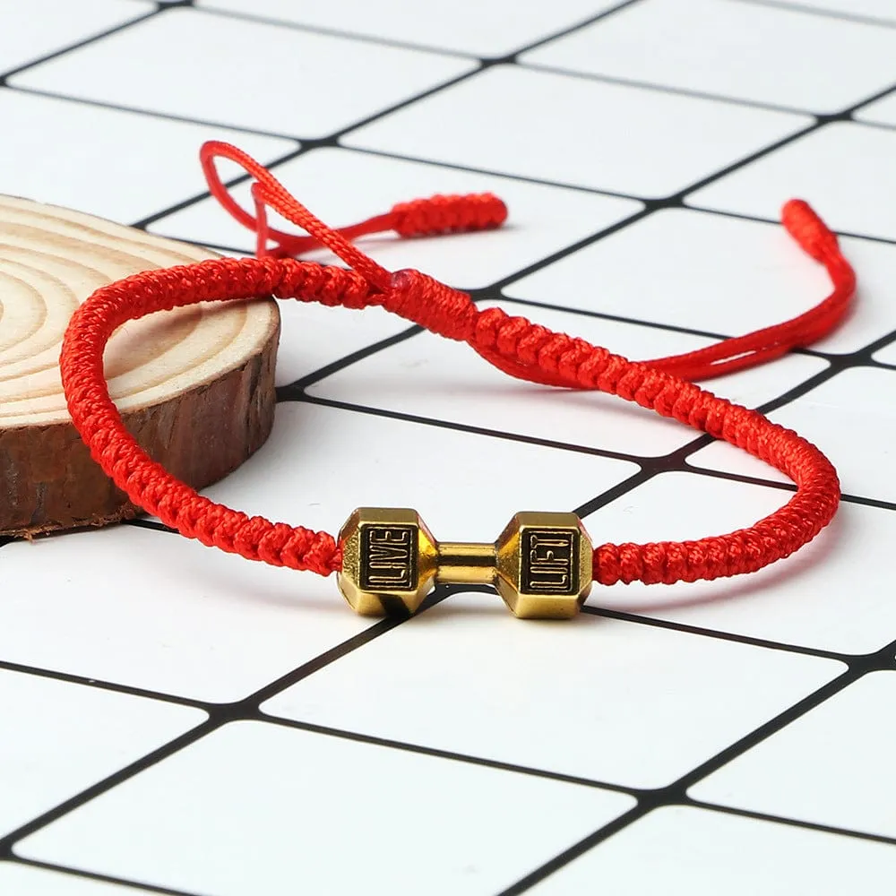Allrj Woven Dumbbell Bracelet