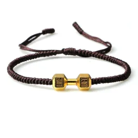 Allrj Woven Dumbbell Bracelet