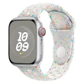 Apple Watch (38/40/SE/41/42mm) Lippa FLOUR Silikonerem - Hvid