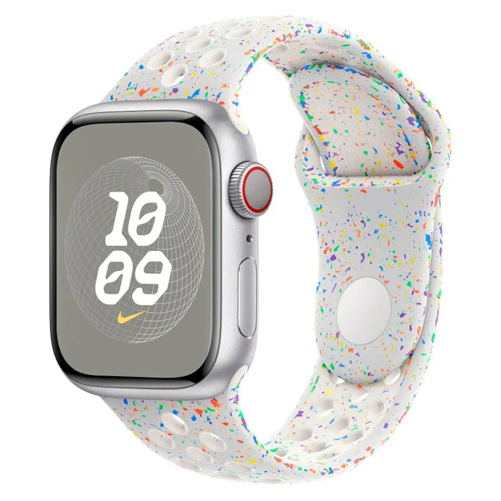 Apple Watch (38/40/SE/41/42mm) Lippa FLOUR Silikonerem - Hvid