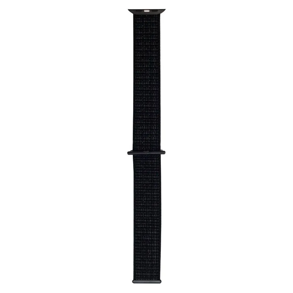 Apple Watch (38/40/SE/41/42mm) Lippa Nylon Rem - Sort