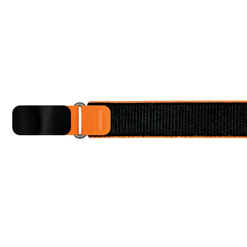 Apple Watch (38/40/SE/41/42mm) PURO TRIAL LOOP Rem - Sort/Orange