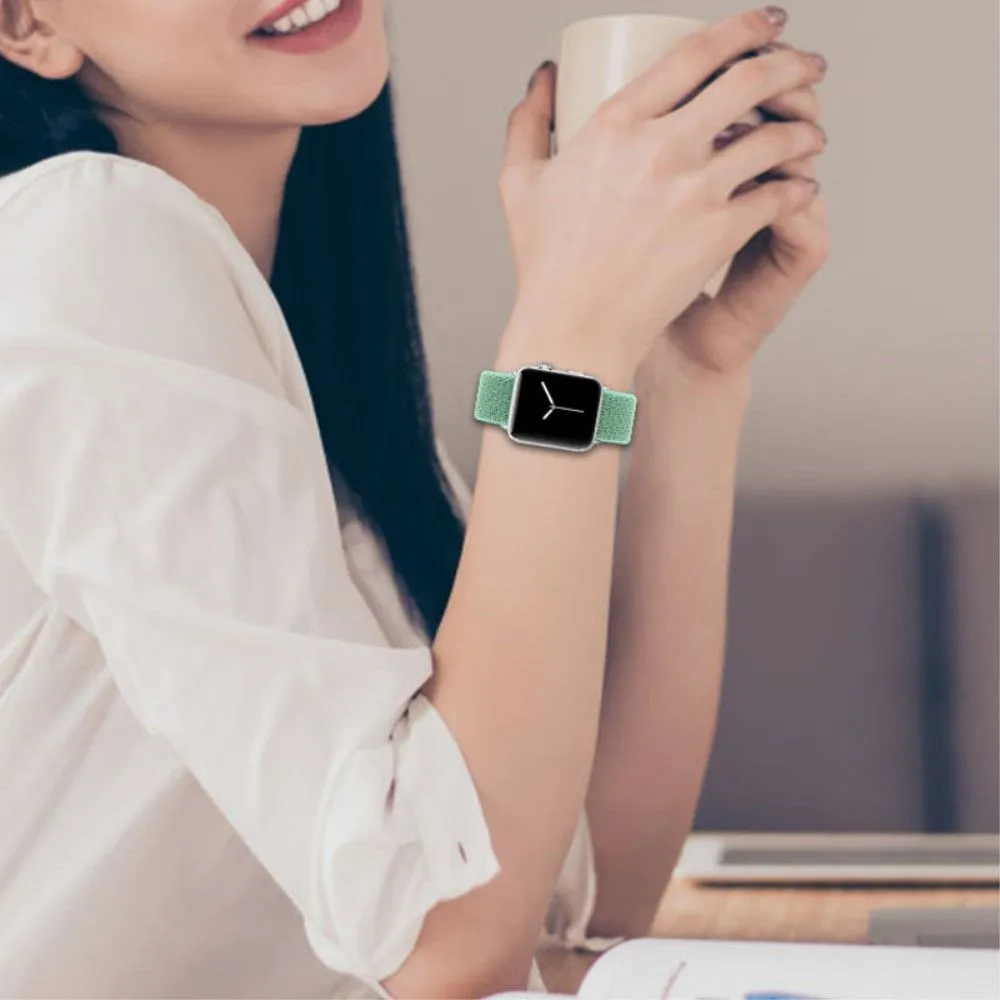 Apple Watch (45mm) nylon watch strap - Green