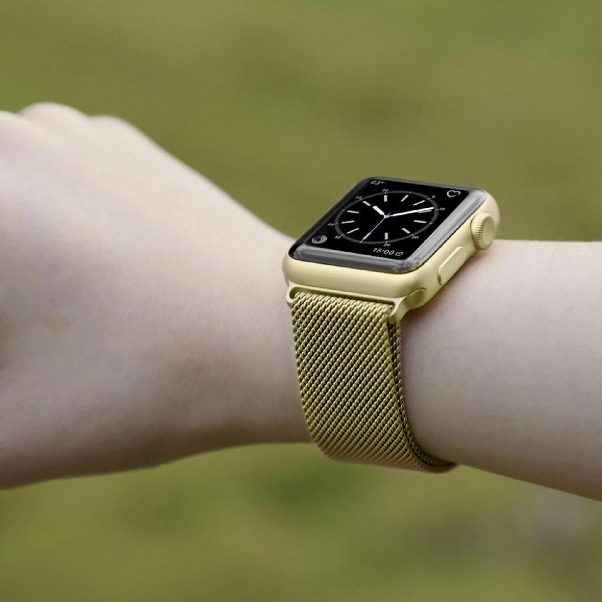 Apple Watch Series 6 / 5 40mm JTL stainless steel watch band - Mocha Gold
