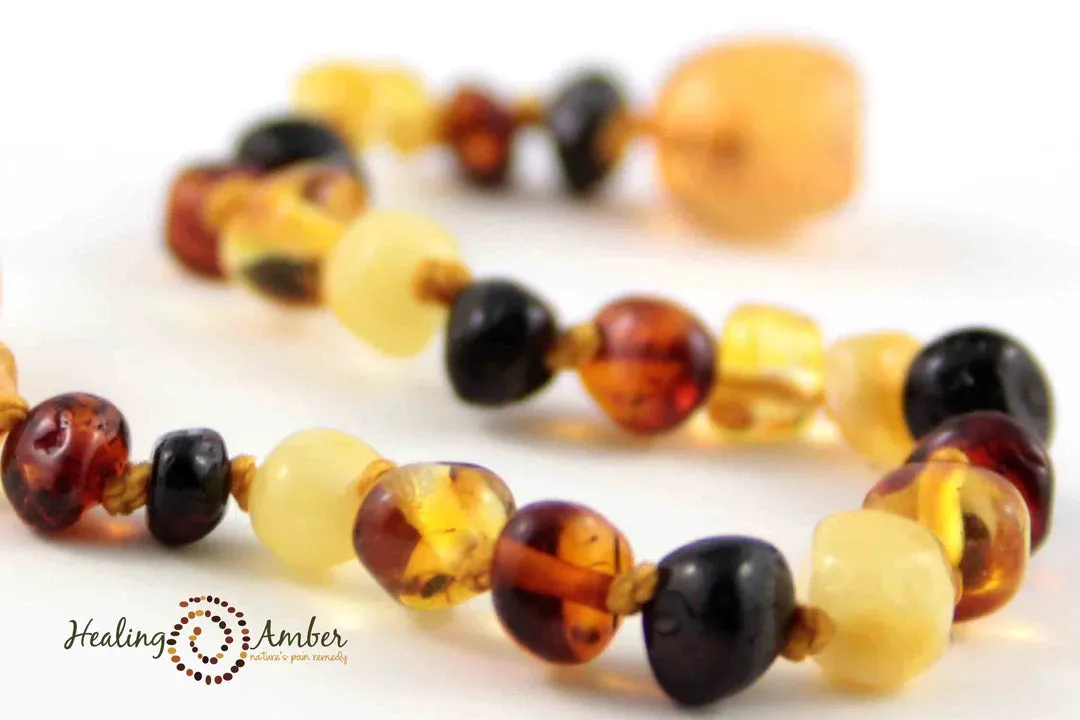 Baltic Amber Bracelet/Anklet - Circle - 6.5"