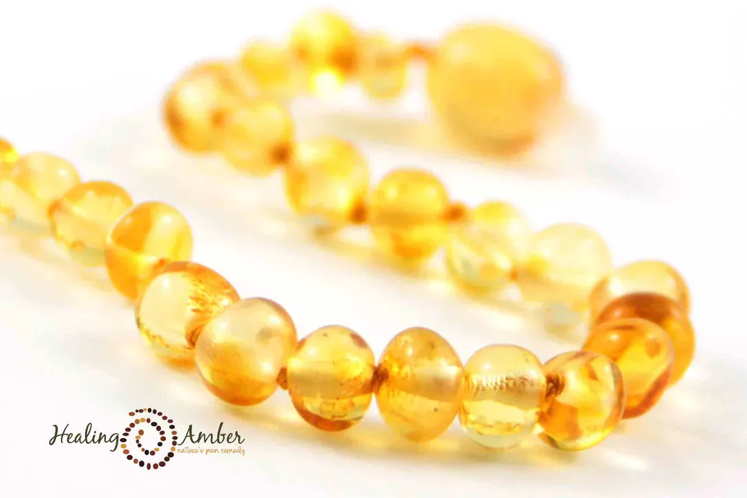 Baltic Amber Bracelet/Anklet - Circle - 6.5"