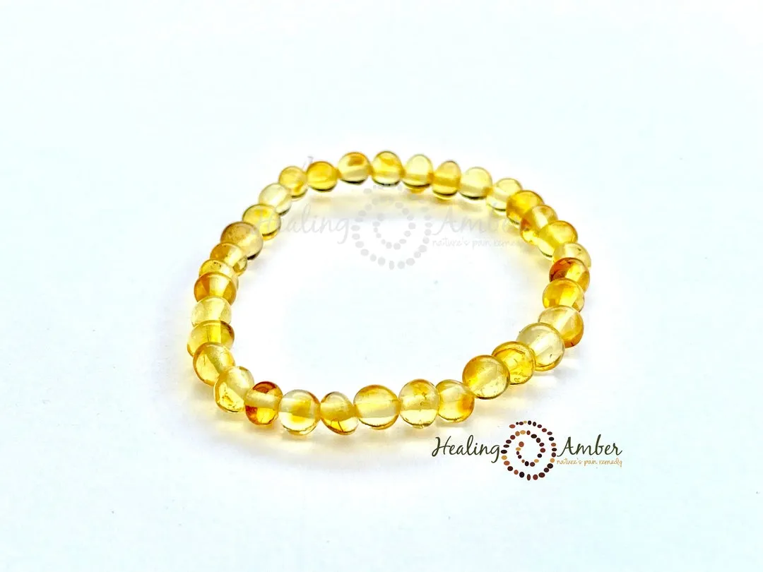 Baltic Amber Bracelet/Anklet - Circle - 6.5"