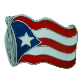 Belt Bukle - Puerto Rico Flag