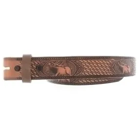 BELT ELK BROWN
