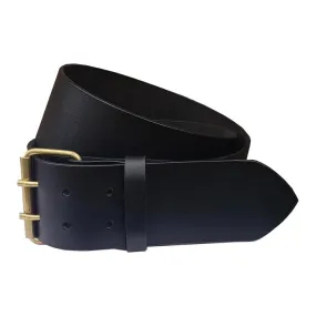 Black Leather Kilt Belt | Kilt For Men | Kilt Accessories