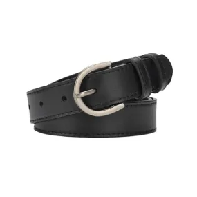 Black Women Genuine Leather Belt 黑色女士真皮皮带 KCBELT1079