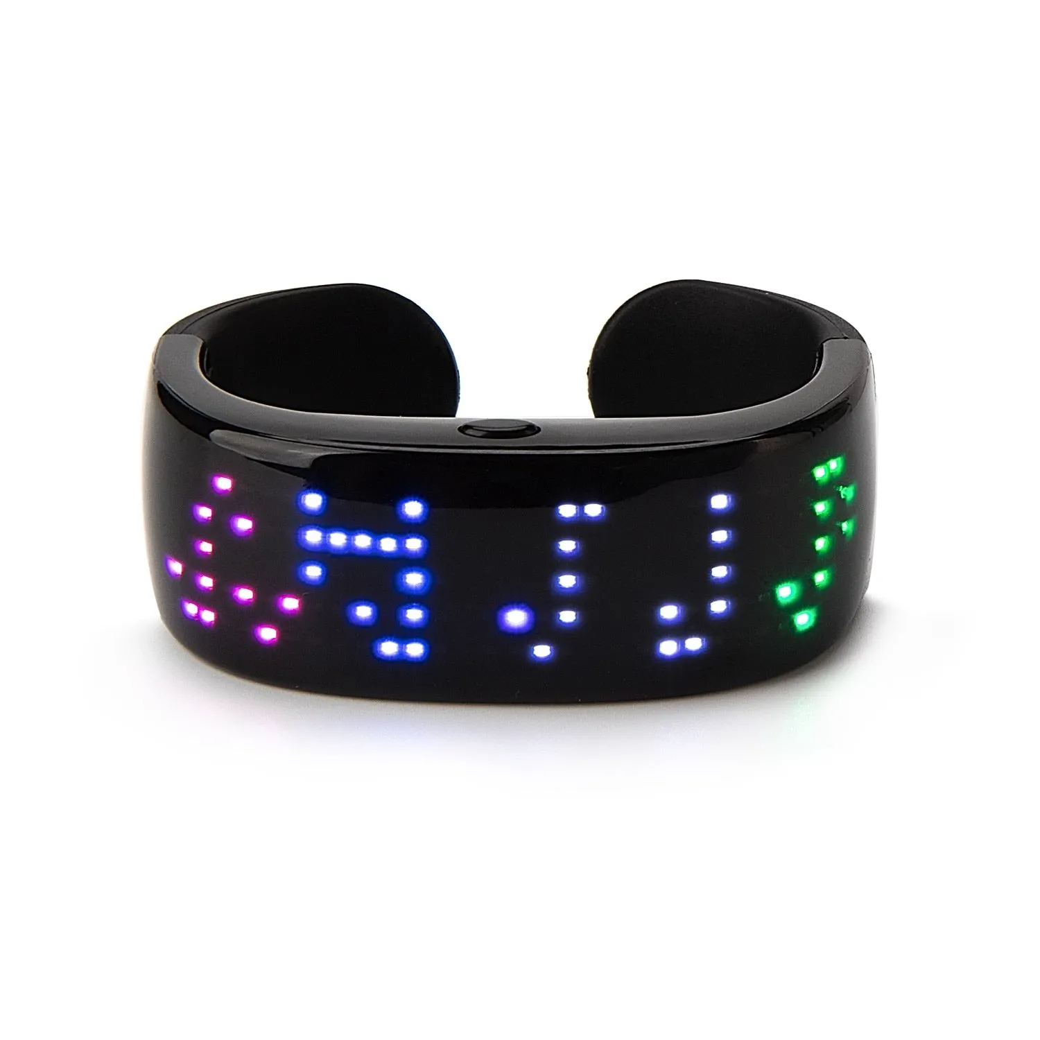 Bracelet LED Ligh Bluetooth Programmable APP Connected t Up Bracelet USB Rechargeable Night Safety Wristband