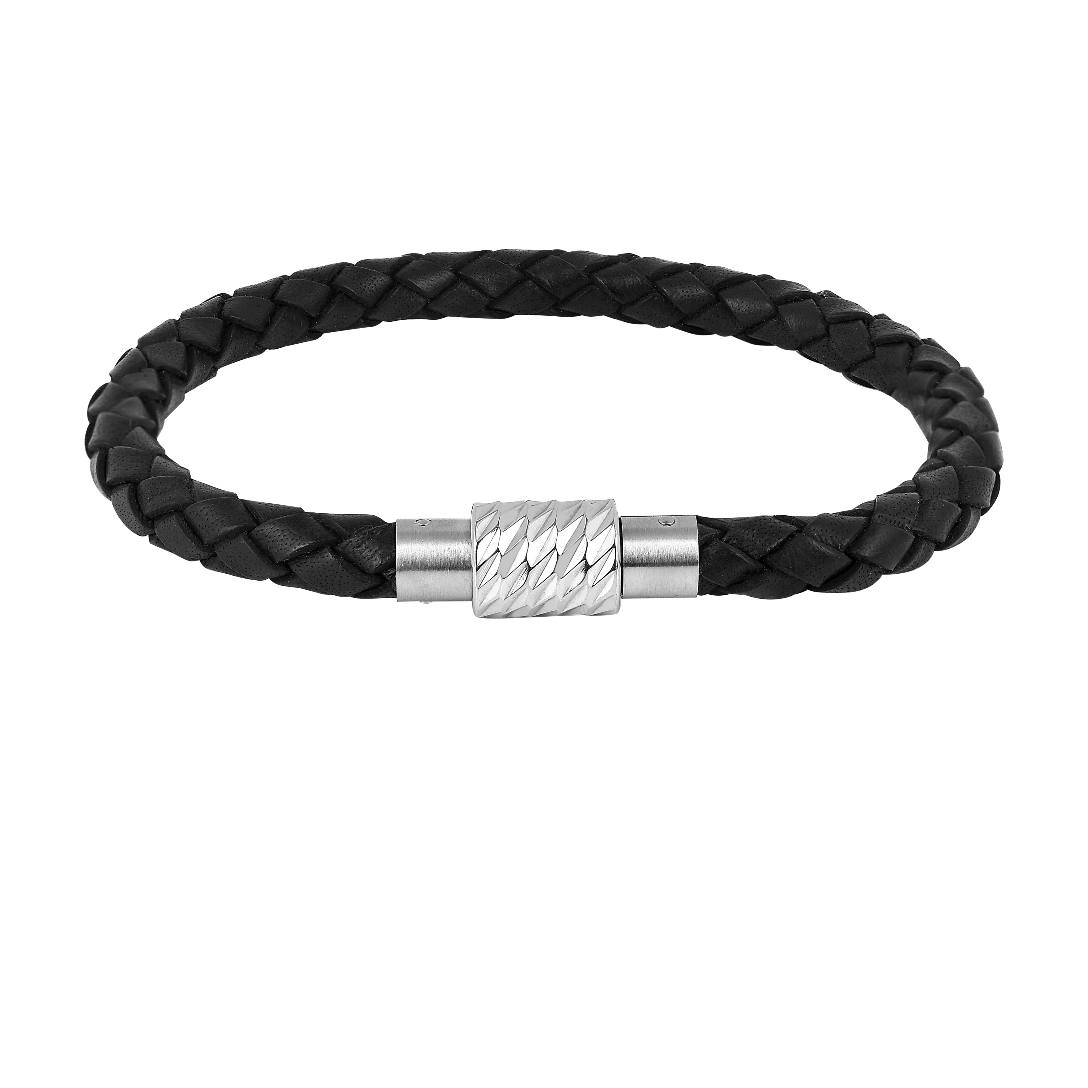 Braided Leather Bracelet For Mens