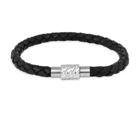 Braided Leather Bracelet For Mens