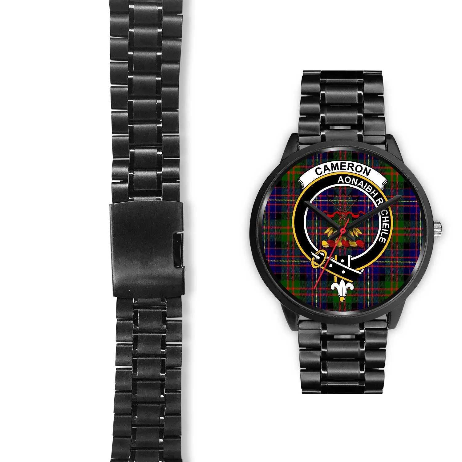 Cameron Clan Badge Tartan Black Watch