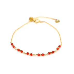 Carnelian Link Bracelet