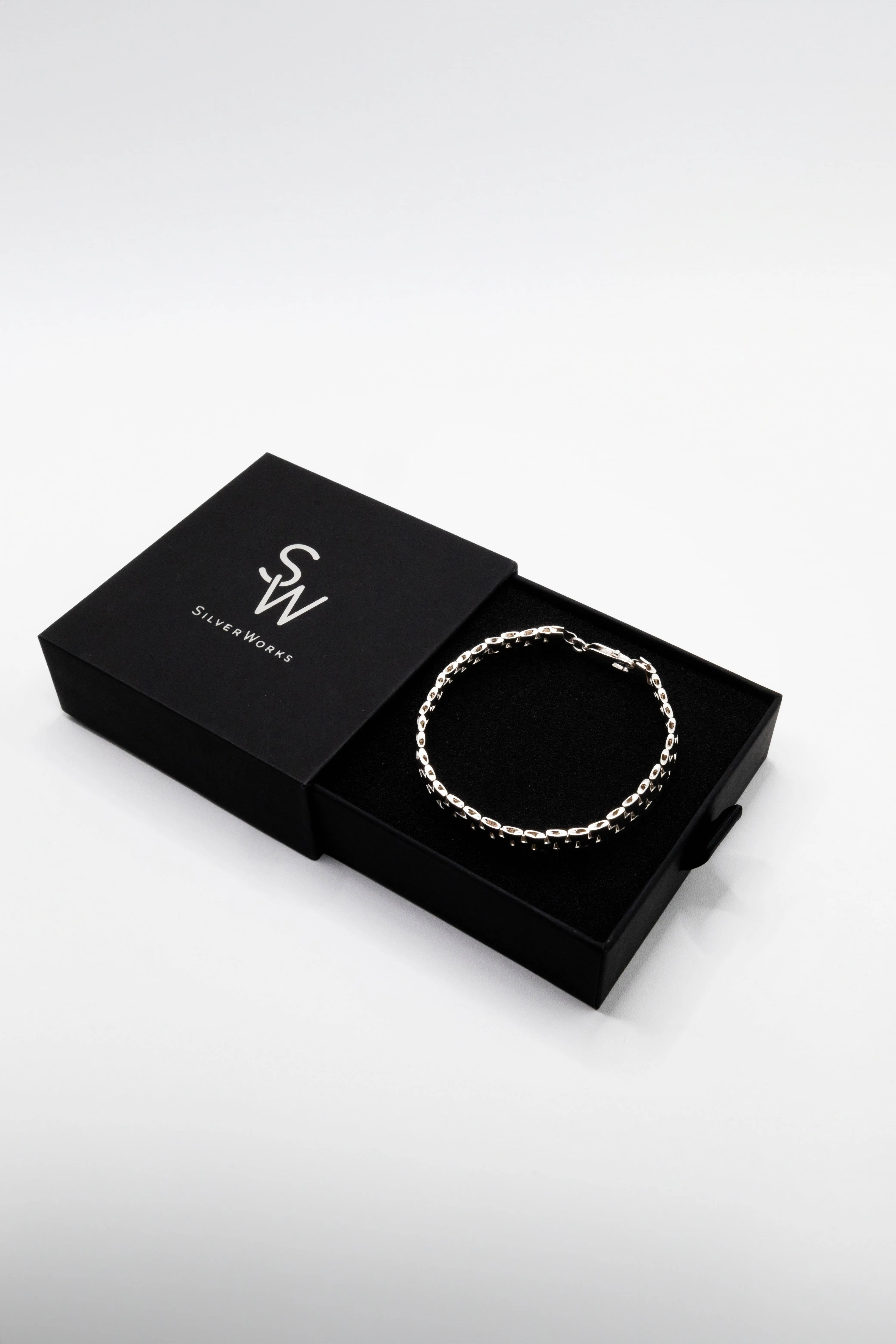 Carter Strap 925 Sterling Silver Chain Bracelet