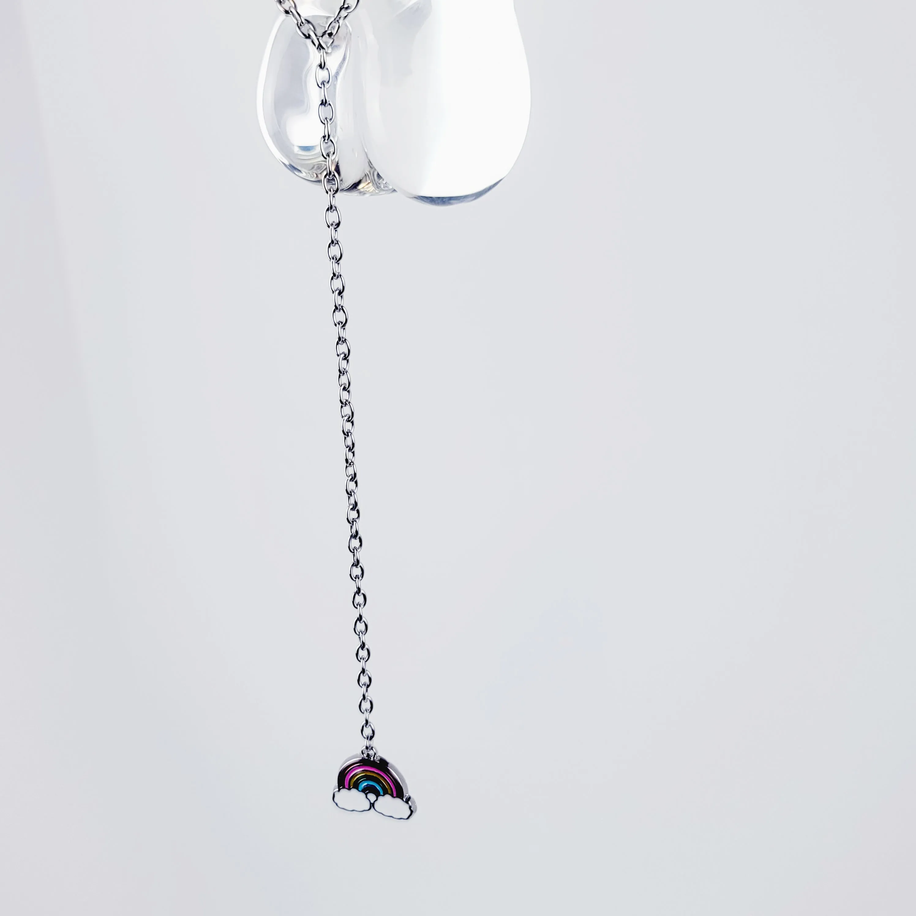Chain Penis Noose with Rainbow