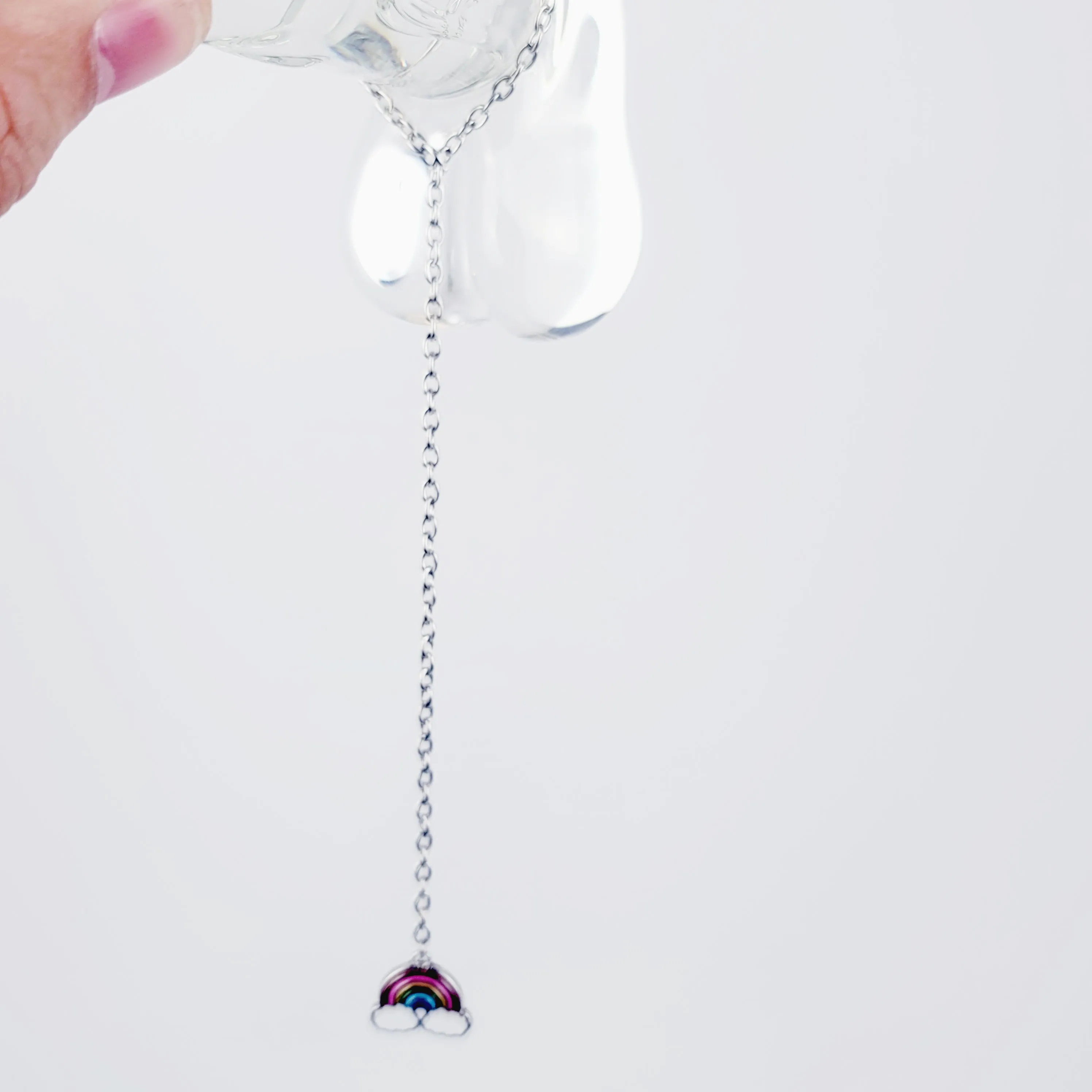 Chain Penis Noose with Rainbow
