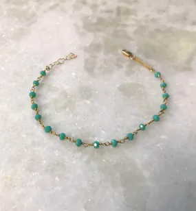 Chalcedony Multi Wrap Bracelet