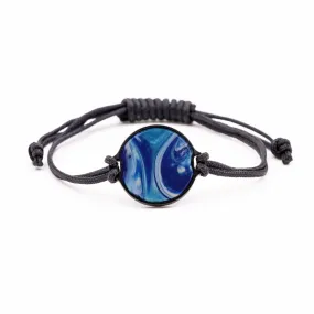Circle ResinArt Bracelet - Lissi (Light Blue, 594137)