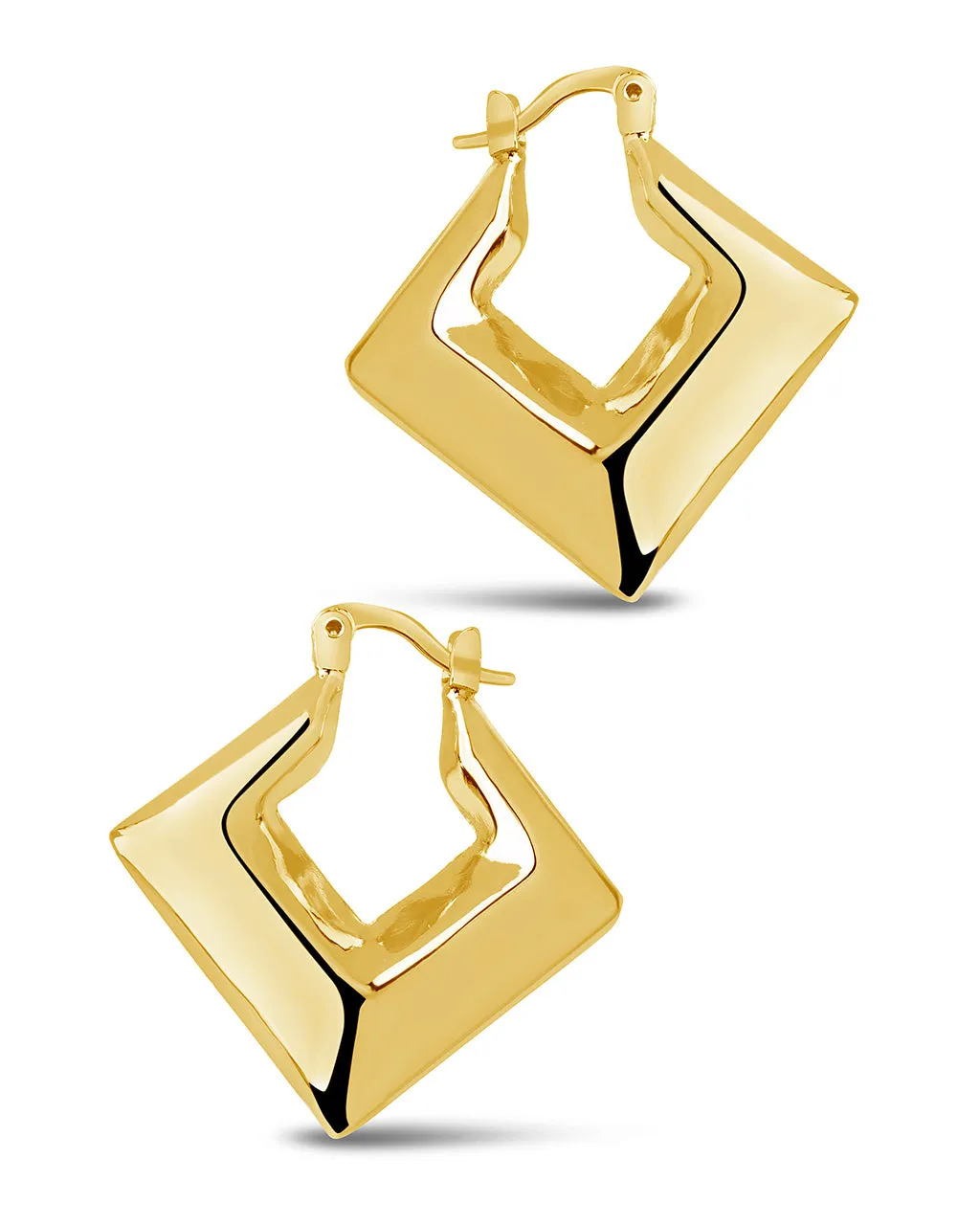 Cosmo Pointed Hoop Earrings