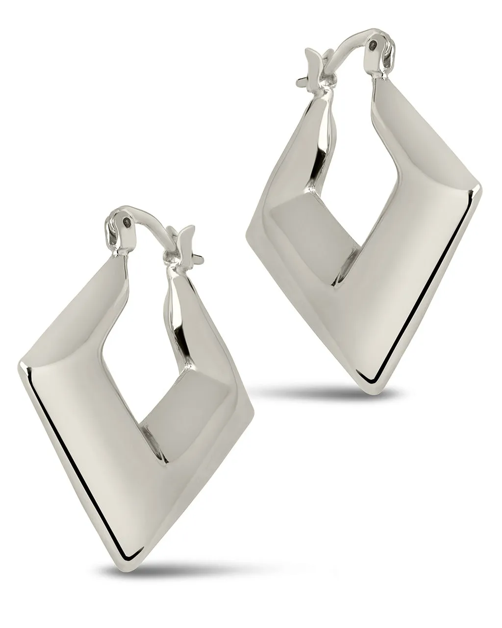 Cosmo Pointed Hoop Earrings