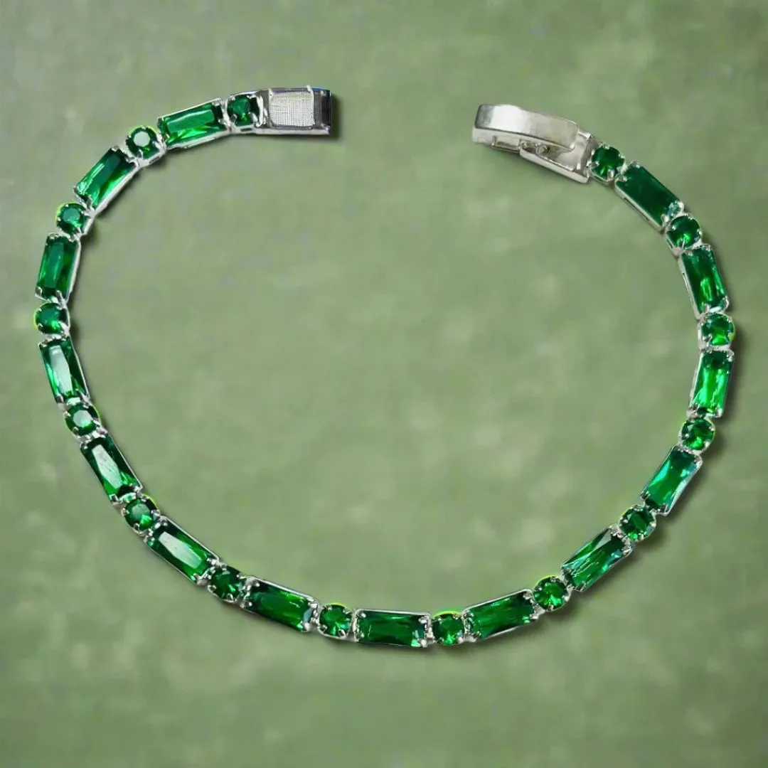 Cubic Zirconia Tennis Bracelet