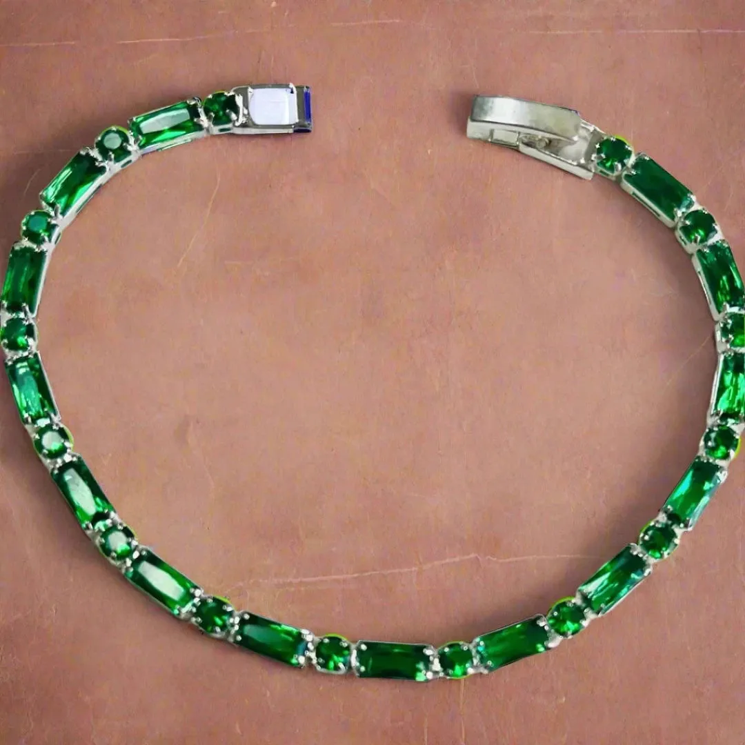 Cubic Zirconia Tennis Bracelet
