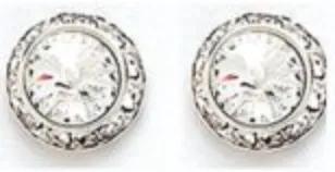 Dasha Designs |  Rhinestone Earrings | 20mm