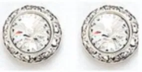 Dasha Designs |  Rhinestone Earrings | 20mm