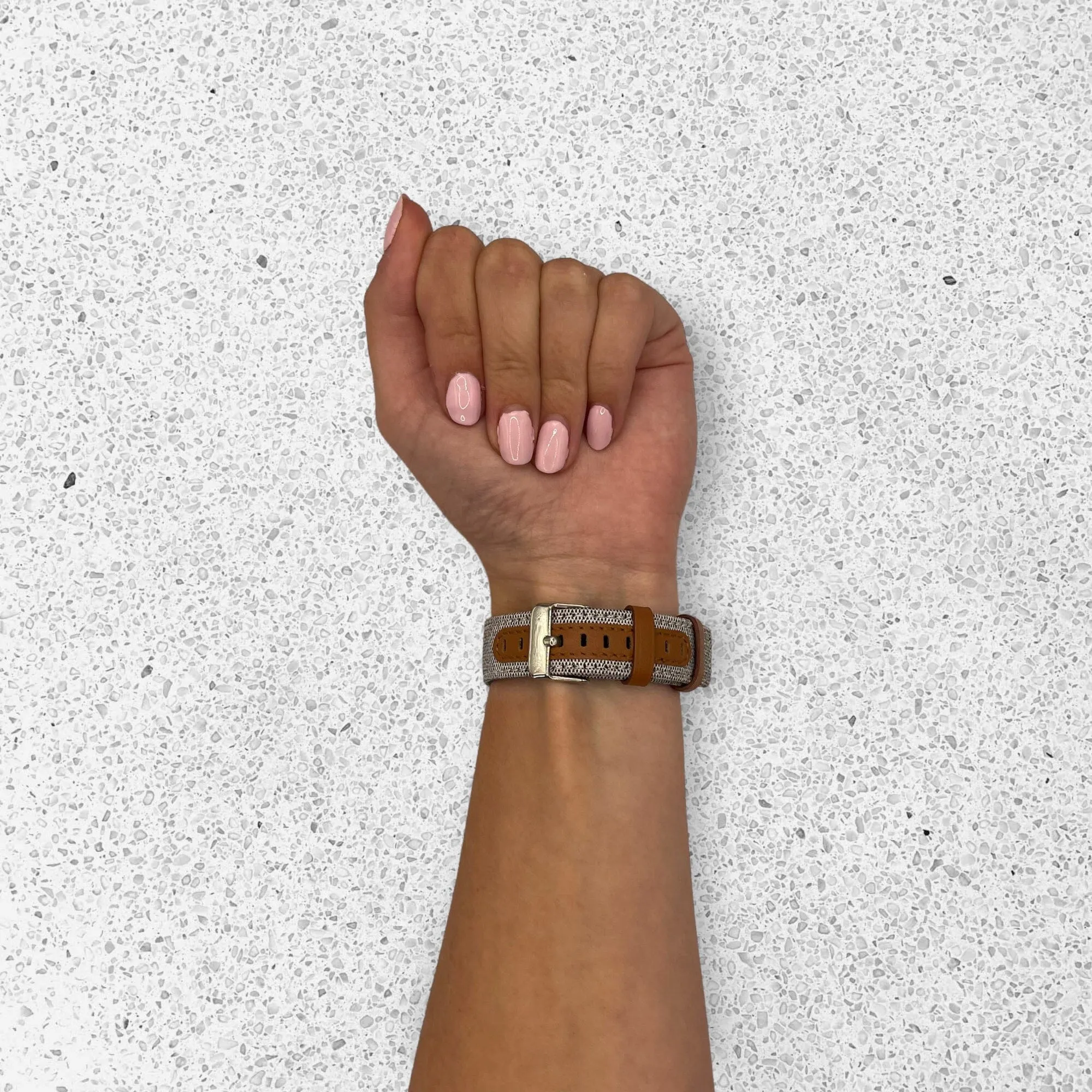 Denim & Leather Watch Straps Compatible with the Lacoste 22mm Range