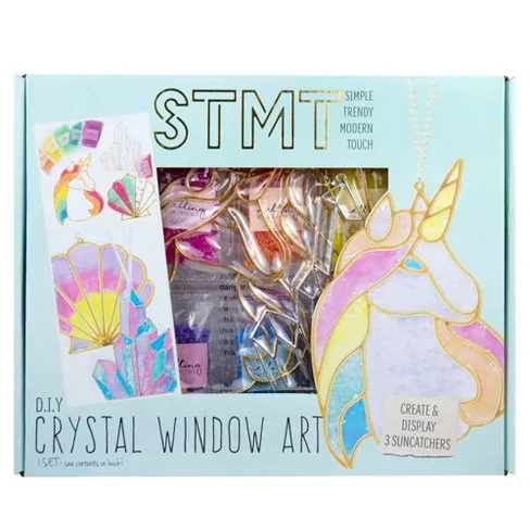 DIY Crystal Window Art