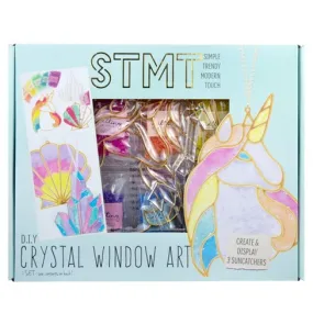 DIY Crystal Window Art
